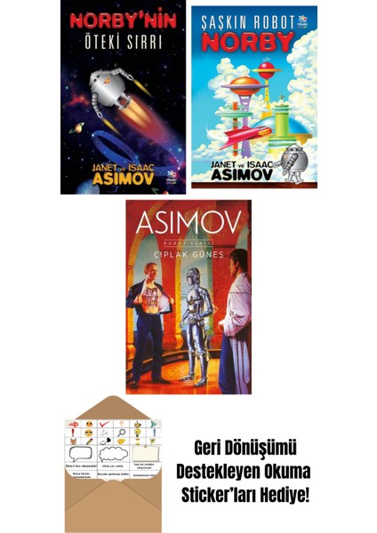 Norby’nin Öteki Sırrı + Şaşkın Robot Norby + Çıplak Güneş – Robot Serisi 2. Kitap