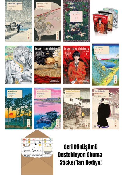 Osamu Dazai 12 Kitap Seti