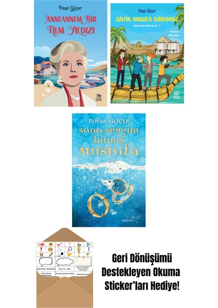Anneannem Bir Film Yıldızı + Antik Mısır’a Gidiyoruz – Eğlenceli Tarih Serisi 2 + Sana Sevgim Bitmiş Mustafa