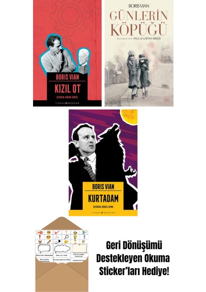 Kızıl Ot + Günlerin Köpüğü (Resimli) + Kurtadam