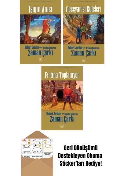 Zaman Çarkı Serisi 14: Işığın Anısı (Ciltli) + Zaman Çarkı Serisi 13: Geceyarısı Kuleleri (Ciltli) + Zaman Çarkı Serisi 12: Fırtına Toplanıyor