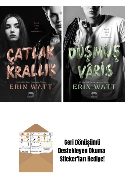 Çatlak Krallık – Royal Serisi 6. Kitap + Paramparça Prens – Royal Serisi 2. Kitap