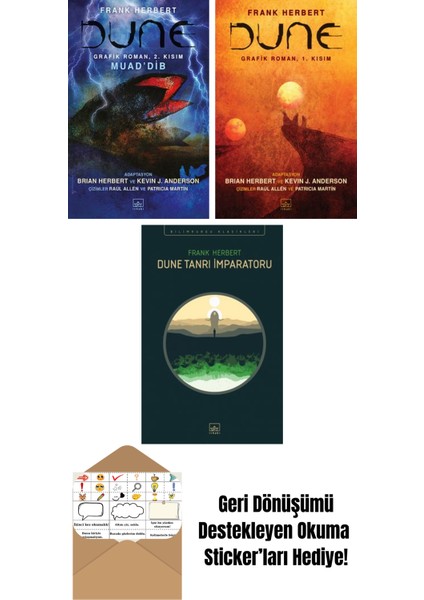 Dune Grafik Roman: 2. Kısım – Muad’dib + Dune – Grafik Roman 1. Kısım + Dune Tanrı Imparatoru