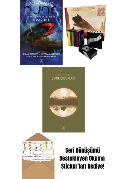 Dune Grafik Roman: 2. Kısım – Muad’dib + Dune Serisi Kutu Set (6 Kitap – Ciltli) + Dune Çocukları