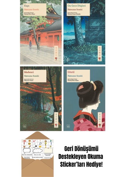 Natsume Soseki 4 Kitap Seti