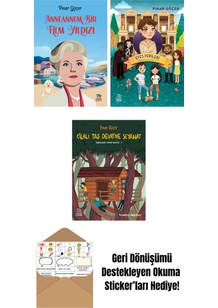 Anneannem Bir Film Yıldızı + Efes Perileri – Efsanevi Yerler Serisi 3 + Cilalı Taş Devri’ne Seyahat – Eğlenceli Tarih Serisi 1