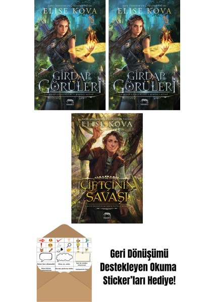 Girdap Görüleri – Girdap Günlükleri Birinci Kitap (Ciltli) + Girdap Görüleri – Girdap Günlükleri Birinci Kitap + Çiftçinin Savaşı – Altın Muhafızlar Serisi 3 (Ciltli)