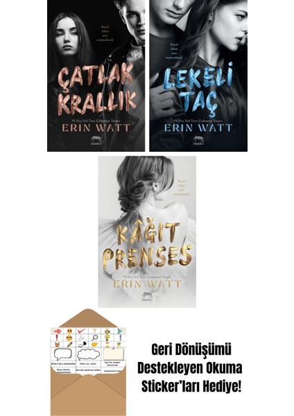 Çatlak Krallık – Royal Serisi 6. Kitap + Çarpık Saray – Royal Serisi 3. Kitap + Paramparça Prens – Royal Serisi 2. Kitap