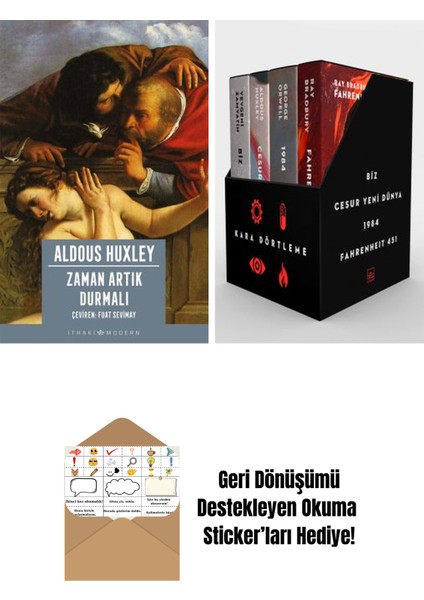 Zaman Artık Durmalı + Kara Dörtleme Kutu Set (4 Kitap)