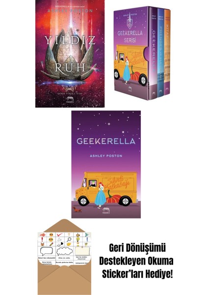 Yıldız Ruh – Demir Yürek 2. Kitap + Geekerella Serisi Kutulu Set (3 Kitap) + Prenses ve Hayranı