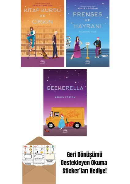 Geekerella Serisi Kutulu Set (3 Kitap) + Prenses ve Hayranı + Geekerella