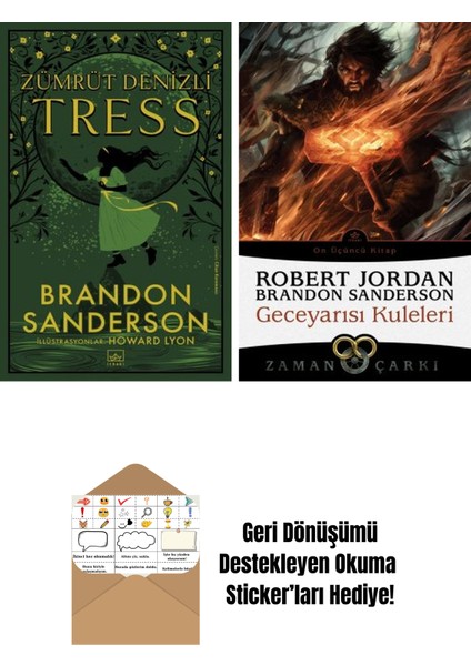 Zümrüt Denizli Tress (Ciltli) + Geceyarısı Kuleleri – Zaman Çarkı 13
