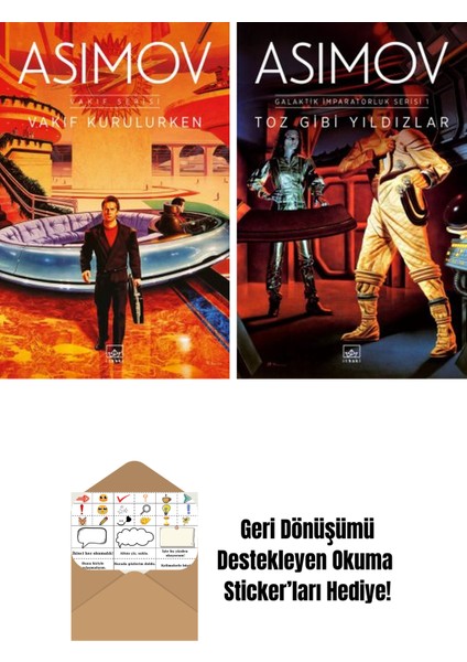 Vakıf Kurulurken – Vakıf Serisi 6. Kitap + Toz Gibi Yıldızlar – Galaktik Imparatorluk Serisi 1