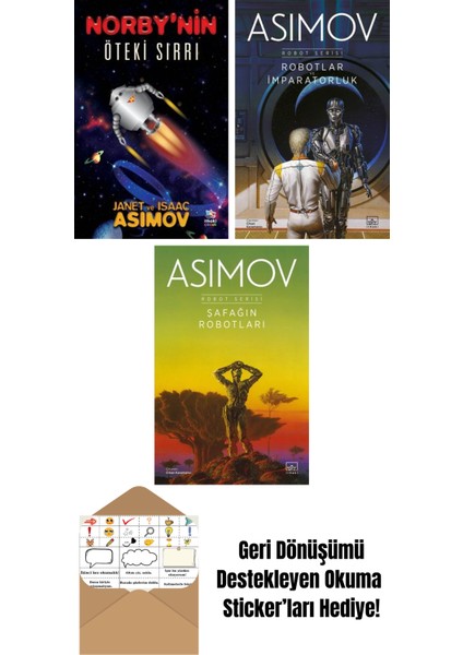 Norby’nin Öteki Sırrı + Robotlar ve Imparatorluk – Robot Serisi 4. Kitap + Şafağın Robotları – Robot Serisi 3. Kitap