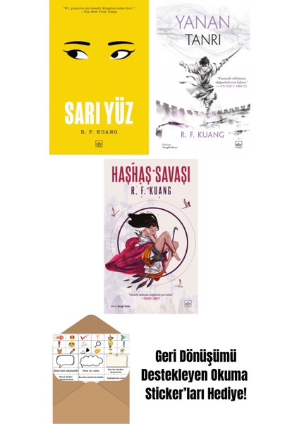 Sarı Yüz + Yanan Tanrı – Haşhaş Savaşı Üçlemesi 3 (Ciltli) + Haşhaş Savaşı – Haşhaş Savaşı Üçlemesi 1