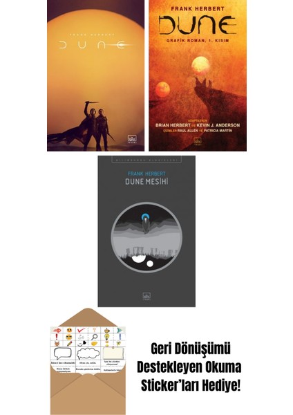 Dune (Film Kapağı) + Dune – Grafik Roman 1. Kısım + Dune Mesihi