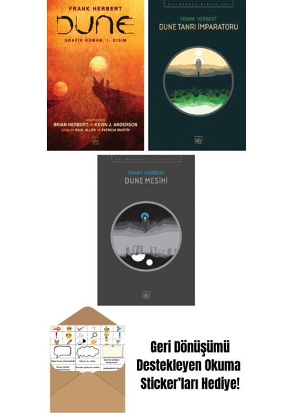 Dune – Grafik Roman 1. Kısım + Dune Tanrı Imparatoru + Dune Mesihi
