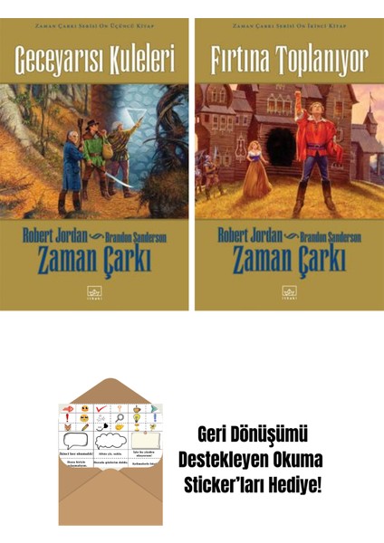 Zaman Çarkı Serisi 13: Geceyarısı Kuleleri (Ciltli) + Zaman Çarkı Serisi 12: Fırtına Toplanıyor