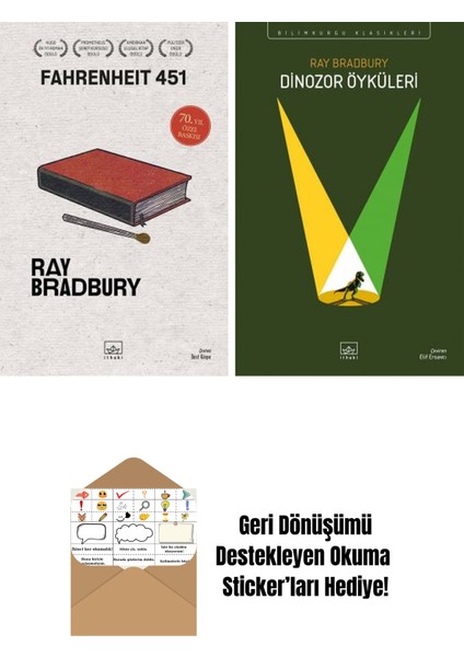 Fahrenheit 451 (70. Yıl Özel Baskısı) + Dinozor Öyküleri