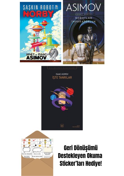 Şaşkın Robot Norby + Robotlar ve Imparatorluk – Robot Serisi 4. Kitap + Işte Tanrılar