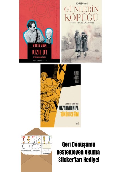 Kızıl Ot + Günlerin Köpüğü (Resimli) + Mezarlarınıza Tüküreceğim