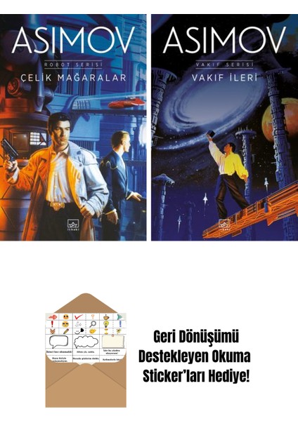 Çelik Mağaralar – Robot Serisi 1. Kitap + Vakıf Ileri – Vakıf Serisi 7. Kitap