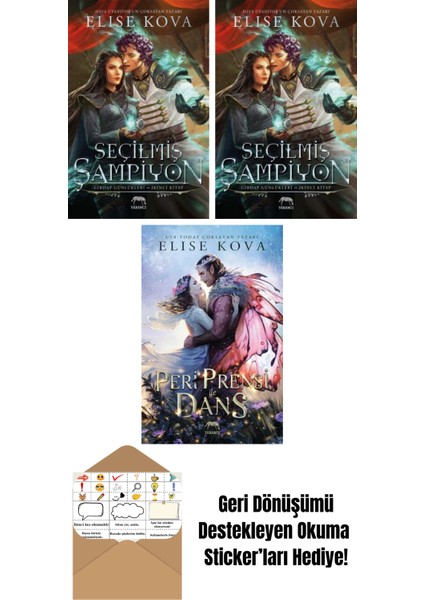Seçilmiş Şampiyon – Girdap Günlükleri Ikinci Kitap + Seçilmiş Şampiyon – Girdap Günlükleri Ikinci Kitap (Ciltli) + Peri Prensi ile Dans