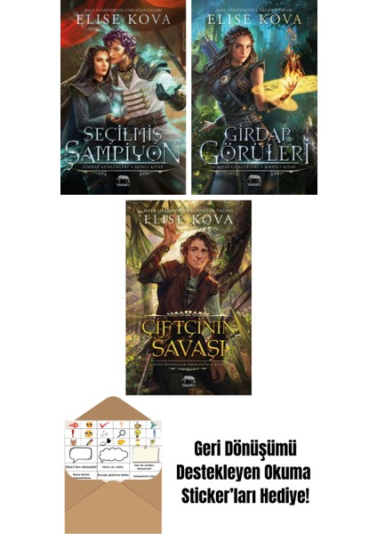 Seçilmiş Şampiyon – Girdap Günlükleri Ikinci Kitap (Ciltli) + Girdap Görüleri – Girdap Günlükleri Birinci Kitap + Prensin Kılıcı – Altın Muhafızlar Serisi 2