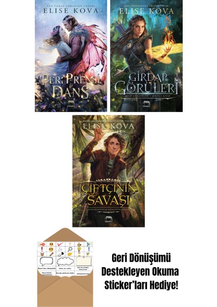 Peri Prensi ile Dans + Girdap Görüleri – Girdap Günlükleri Birinci Kitap (Ciltli) + Çiftçinin Savaşı – Altın Muhafızlar Serisi 3 (Ciltli)