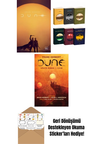 Dune (Film Kapağı) + Dune Takım Set + Dune – Grafik Roman 1. Kısım