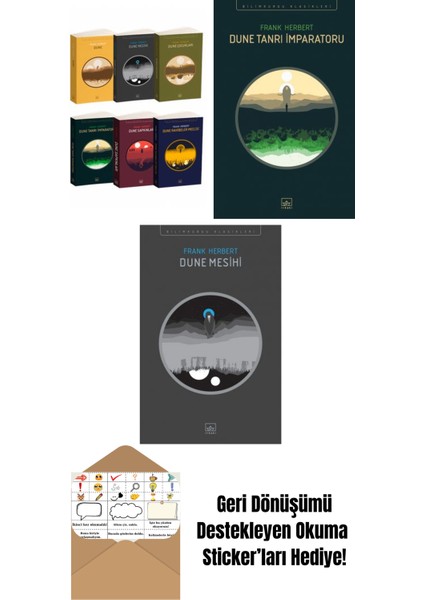 Dune Takım Set + Dune Tanrı Imparatoru + Dune Mesihi