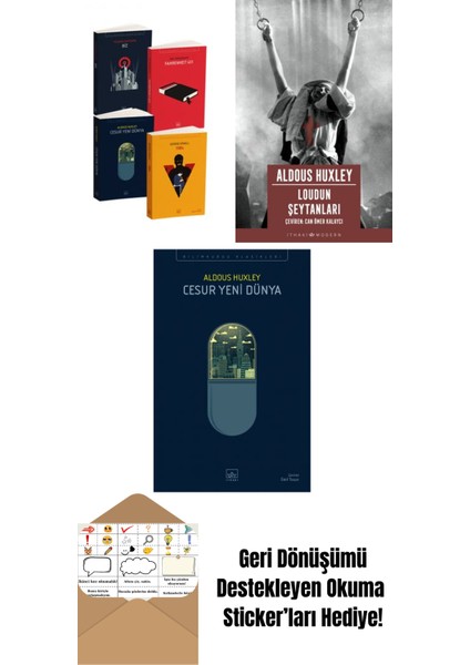 Kara Dörtleme Set + Loudun Şeytanları + Cesur Yeni Dünya