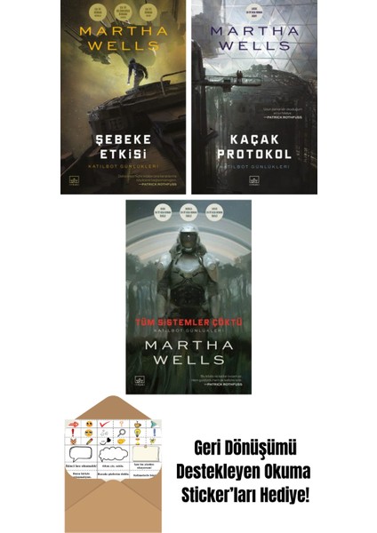 Şebeke Etkisi – Katilbot Günlükleri 5 + Kaçak Protokol – Katilbot Günlükleri 3 + Tüm Sistemler Çöktü – Katilbot Günlükleri 1