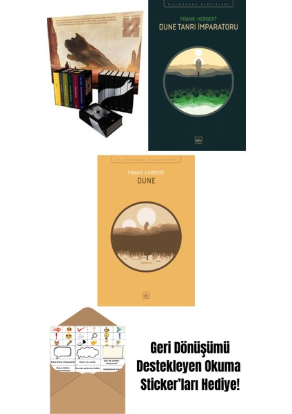 Dune Serisi Kutu Set (6 Kitap – Ciltli) + Dune Tanrı Imparatoru + Dune