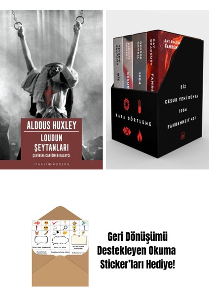 Loudun Şeytanları + Kara Dörtleme Kutu Set (4 Kitap)