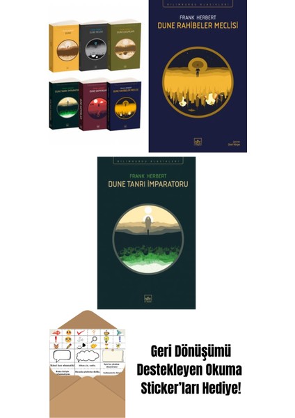 Dune Takım Set + Dune Rahibeler Meclisi + Dune Tanrı Imparatoru