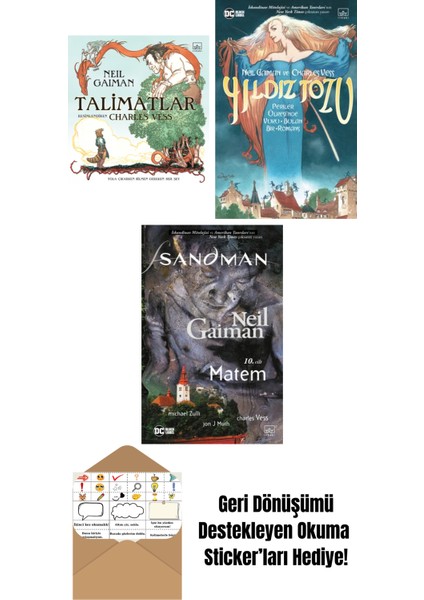 Talimatlar (Ciltli) + Yıldız Tozu (Resimli Edisyon) + Sandman 10 – Matem
