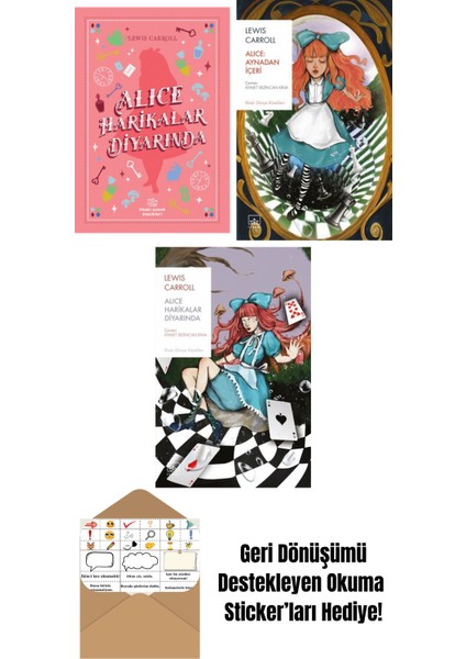 Alice Harikalar Diyarında + Alice: Aynadan Içeri + Alice Harikalar Diyarında