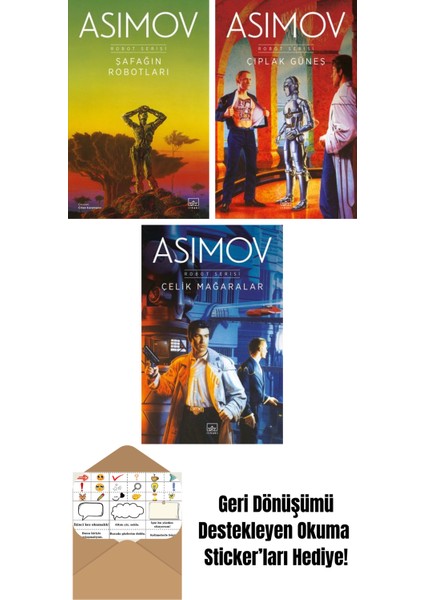 Şafağın Robotları – Robot Serisi 3. Kitap + Çıplak Güneş – Robot Serisi 2. Kitap + Çelik Mağaralar – Robot Serisi 1. Kitap