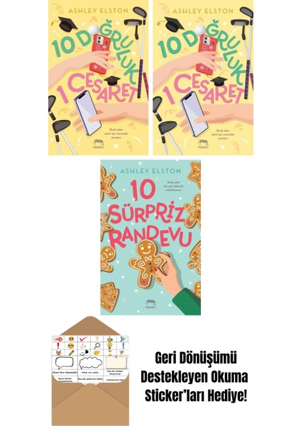 10 Doğruluk 1 Cesaret + 10 Doğruluk 1 Cesaret (Ciltli) + 10 Sürpriz Randevu