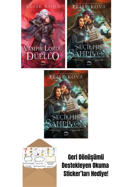 Vampir Lordu ile Düello + Seçilmiş Şampiyon – Girdap Günlükleri Ikinci Kitap + Seçilmiş Şampiyon – Girdap Günlükleri Ikinci Kitap (Ciltli)