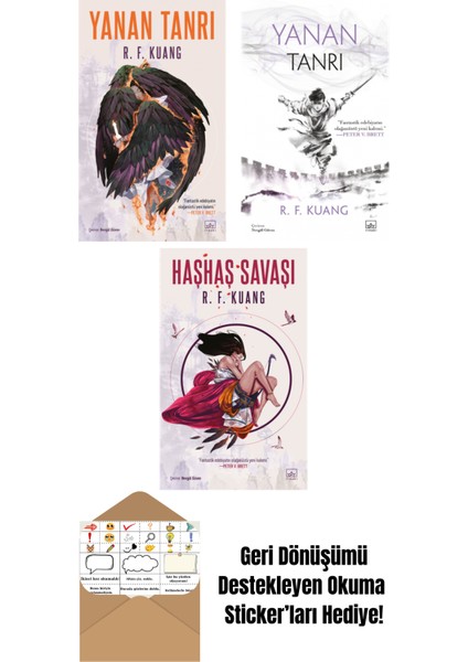 Yanan Tanrı – Haşhaş Savaşı Üçlemesi 3 + Yanan Tanrı – Haşhaş Savaşı Üçlemesi 3 (Ciltli) + Haşhaş Savaşı – Haşhaş Savaşı Üçlemesi 1