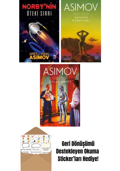 Norby’nin Öteki Sırrı + Şafağın Robotları – Robot Serisi 3. Kitap + Çıplak Güneş – Robot Serisi 2. Kitap