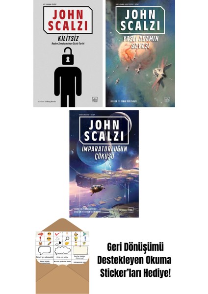 Kilitsiz (Bir Sendrom Öyküsü) + Yaşlı Adamın Savaşı – Yaşlı Adamın Savaşı Serisi 1. Kitap + Imparatorluğun Çöküşü – Bağlılık Serisi 1. Kitap
