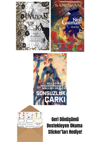 Uyuyan ve Iğ + Sandman: Uvertür + Sonsuzluk Çarkı – Ara Dünya 3 (Ciltli)