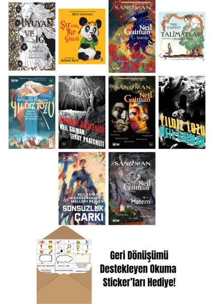Neil Gaiman 10 Kitap Seti