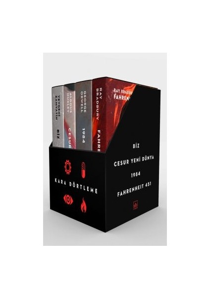 Loudun Şeytanları + Kara Dörtleme Kutu Set (4 Kitap) + Cesur Yeni Dünya modelleri