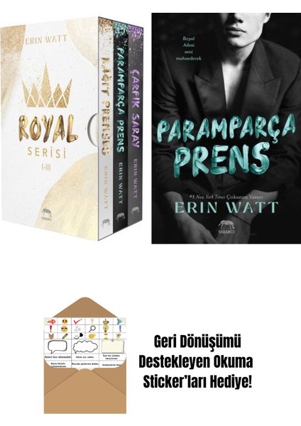 Paramparça Prens – Royal Serisi 2. Kitap + Kâğıt Prenses – Royal Serisi 1. Kitap