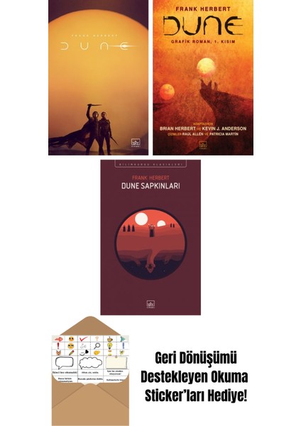 Dune (Film Kapağı) + Dune – Grafik Roman 1. Kısım + Dune Sapkınları