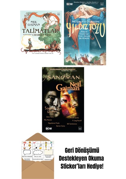 Talimatlar (Ciltli) + Yıldız Tozu (Resimli Edisyon) + Sandman 11 – Sonsuz Geceler